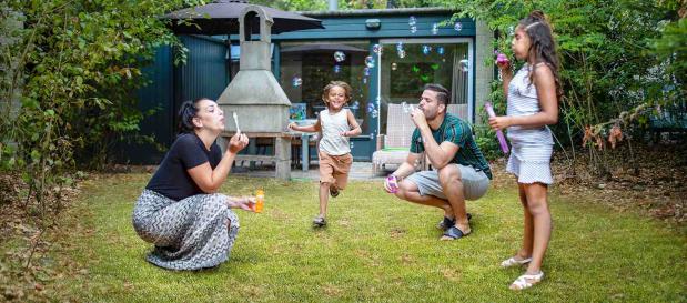 Mit der Familie im Ferienhaus bei Center Parcs